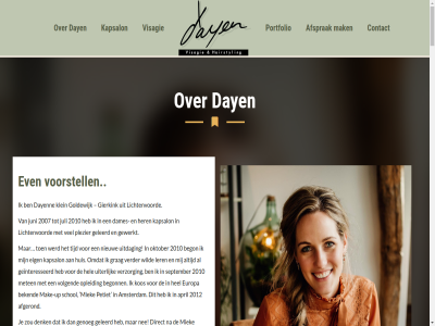 .. 002 0651 0651002415 2007 2010 2012 2016 415 62 7131 8 aaltenseweg aanbreng aangenam aanpass academie advies afgerond afsprak allen amsterdam ander april augustus begon begonn bekend bel/whatsapp bell benieuwd bent bescherm bovendien bruid combinatie comfortabel commercial contact creatiev dames day dayenn denk direct duidelijk e e-mail echt eer eig erg etc europa even fantastisch fotoshot gebruik gef gegarandeerd geinteresseerd gekocht gekreg geleerd genoeg gerust geur gevraagd gewerkt gewon gezicht gierkink ging goldewijk goldwell grag grep hairstyl hart hel her hierdor houdbar huis ieder iederen info@dayen.nl informatie inmiddel instagram interieur juist juli juni kapsalon kapsel kapster kijkj klein knipstoel kom kos krijg kunt landelijk lang ler lichtenvoord locatie mag mail mak make-up manier master masterclas mee mens merk meten miek mijzelf mild modern modeshow moet mogelijk momentel n natur nee nem ng nieuw nodig noem oktober opleid osmo overtuigd par particulier petiet plezier portfolio product reden salon sam schol september series sind spoedig stevig telefon tijd toe top top-merk total tv tv-series uitdag uiter uitstral uitzonder uniek up uw vanaf verander verder verhuisd verzorg visagie visagist volg volgend vooral voorstell vriend waardor waarom wel welkom werk werkzam wild wilt z zien ziet zoek