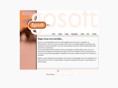 2004 asap b.v disclaimer egos egosglas egosoft email info intro link