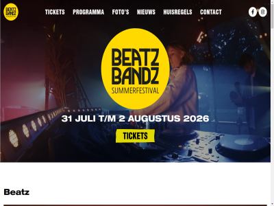 14/03/2026 2 2026 31 aprd augustus bandz battl beatz beatzandbandz braces complet contact festival foto gestart huisregel juli les lin line-up nieuw programma s t/m the ticket ticketverkop up zaterdag