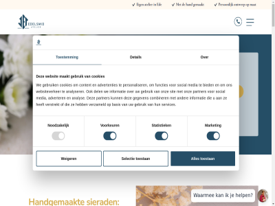 -610 00 0318 06 1 10 11 17 19 2 21 29 3 30 37 5 6 608 6711 82 9 aa aandacht aangezien aanpak aanpass aanrader achter advertenties adverter afsprak akkoord all allen ambacht analys analyser atelier basis begeleid begon bekijk bent bericht besprek bestaand bested betal betekenis bezoek bied bijzonder blij blijvend breng central collectie combiner consent contact contactformulier content cookies crer dag data del detail dierbar dinsdag direct donderdag draagt drag droomsierad e e-mail e-mailadres echt ede edelsmid edelsmidjet.nl eig eigentijd elk emotie erg ermee evelin fijn functies g ga gat gebeurtenis geboort geboortesierad gebruik gedenk gegeven geholp gekreg gemaakt gerust geslot gesprek gev gewon goed goud grag grot hand handgemaakt hart hel help helpt herdenk herinner hierdor hoev hoort huwelijk ideeen info@edelsmidjet.nl informatie inspiratie jet johan joris jou jouw jubilea jubileumstuk jullie keuzes kies kijk klant klar kleur koester kom krijgt kunt lang lat laura les lev liefd luister maakt maandag maandereind mail mailadres mak markeert market mat material media mee melkert mijlpal mijn moeit moest mogelijk moment mooi nam nem nieuw noodzak occasion ogen omzet ontdek ontwerp ontworp ontzet onz oog openingstijd opgeslag oud partner pass passie perfect person personaliser personel plan prachtig precies prijs privacyverklar proces quist realisatie redelijk regelmat reparatie reparaties reus ring sam selectie selection servic services sierad sit slag smelt social speciaal specifiek stan stat statistiek stijl stral stuk sturm super team tel telefoonnummer tennisarmband tevred tijd tijden toestan toestemm toevoeg top touch trouwring uitstral uniek vak vakkund vakmanschap vanuit verder verhal verkenn verlov verlovingsr vermak verstrekt verstur vertelt verwerkt verzameld vier vind vingerafdruk volled voorkeur vrag vriendelijk vrijblijv vrijdag vrouw vul waard waarder waarmee war we websit websiteverker weerspiegelt weiger wens werkelijk whatsapp wij wilt winkel woe