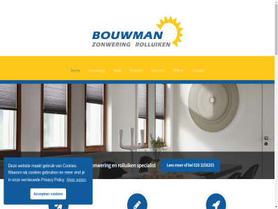 +31 -6203 .. 0 026 1987 2026 26 325 3256203 4 6851 7pixels accepter begrip bekijk bel benieuwd bent beschikt besprek bestat bestell bestend biedt bijna binn binnenklimat binnenzonwer bouwman bred buitenzijd buitenzonwer collectie contact contactgegeven cookies daarnaast dien dubbel duet eerst enkel gat gebouw gebruik geplaatst geschikt goed grot hom hoogt horeca houdt huis huiss idee ieder info@bouwmanzonwering.nl installer keuz kleur kom komt kost kunt lang latend les lichtdor los lv maakt mat material menu met mogelijk mooi nederland nem offert onderdel onlin onz opties particulier partner peil plis plisse-duet plissestoff policy privacy raambekled reg ren rolluik scherm scren semi semi-transparant shadowpart showrom situatie slag specialist stoff terecht terrass terraszonwer toegank toegepast transparant uitermat v vakman vanaf verduister vernieuwd verschill vind voorhen voorststrat vorm vrag vrijblijv waarom websit wek wereld werk wet wij wind zeker zonnescherm zonwer