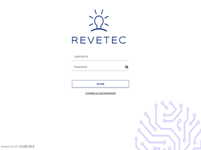 /0.20.6 1.11.0 3 accedi amministrator contatta maestro maestro3 rel revetec un