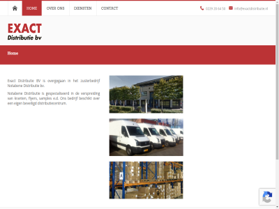 0229 1625 20 2026 33 50 64 bedrijf beschikt beveiligd bv contact dienst distributie distributiecentrum e.d eig exact flyer geldelozeweg gespecialiseerd hom hoorn info@exactdistributie.nl krant notab nw overgegan samples verspreid zusterbedrijf