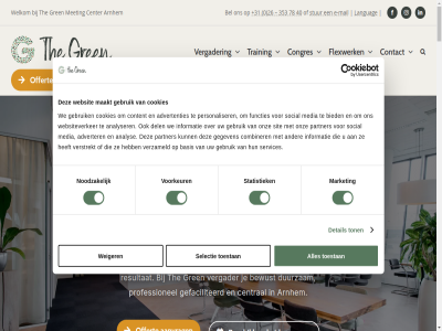 +31 0 00 08 09 1 10 11 12 13 14 15 16 17 18 19 2 20 2026 21 22 24 26 3 30 31 353 4 40 5 5.000 6 6811 7 78 8 9 aanbod aandacht aansluit aanvangstijd aanvrag advertenties adverter afval algemen allen allergieen ambitie ambities analys analyser ander arnhem auto basis bedrijfsvoer begrijpt bel belangrijk bent bereid bereik beschik besprek best beter betrok bewust bewuster bied biedt bijeenkomst bijzak binn capaciteit cater center central combinatie combiner comfort congres congreslocatie consent contact content cookiebeleid cookies cookieverklar culinair daarom daarvor dag de del denk detail dieetwens direct doelstell draagt drag duurzam e e-mail echt eenvoud efficient eindtijd elk energie ervar exam flexibiliteit flexwerk flexwerkplek formulier frustrer functies gan gast gastvrij gebruik gef gefaciliteerd gegeven gelov gemiddeld geniet geselecteerd gezond grag gren groen groener hartverwarm hebt herkomst hoeft hospitality houd hybrid ide ieder informatie inhoud inschrijv integral invull jij jouw juist keuzes kiest kiez klar klopt koz kracht krijgt ks kun kwaliteit languag legg lekkerst les leslokal lever leverancier locatie locatiepartner locaties lokal lop luister maakt mail mak manier market mat media mee meeneemt meest meeting men mens merk milieu modern moeilijk moeit mogelijk mvo nem nieuw nieuwsbrief nodig noodzak obstakel offert offerteformulier omgev ondersteunt onlin ontbrek ontdek ontvang onz oog open opleid oprecht opties opvrag organisatie organisaties organisator organiser pak parker partner passend past per perfect person personaliser privacy professionel reken resultat review sat schakel seizoensproduct selectie selection server servic services sfeerimpressie sit skip slag slecht sluit smak snel social stages standaard stat stationsstrat statistiek sted strandt stur succes team telefonisch terwijl the thegreenarnhem thegreenarnhem.nl tijd to toe toestan ton training uitgebalanceerd uitsluit uitzonder uur vacatures vak variatie veilig ver verantwoord ver