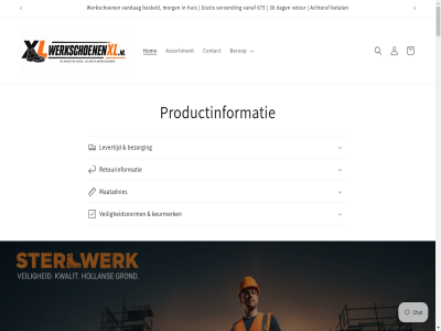 00 0117 0380 0388 0814 0900 1 103 107 11 118 119 1230 1240 1250 17 19 2 2026 20345 24 26 30 56 58 67 75 90 99 aanbod achteraf advies algemen all antiperforatiezol antistatisch assortiment bata bekend bekendstan bekijk bent beroep bescherm best bestel besteld bestell betaalmethod betal betrouw bezorg bied bijschrift binn blijv blogartikel boa bouw by categorieen central collectie comfort comfortabel compromiss contact contactgegeven content daarom dag dagelijk dankzij de dealer deskund dezelfd direct draagcomfort drag drog duurzam e een eenvoud elektrostatisch elk email emma esd eur europes expert gan gebruik gecertificeerd gekoz geldend geleid geschikt gevoel gid gratis grisport grootst hel help hog hom huis ideaal ieder industrial industrie inlogg installatie intensief iso jogger jouw juist juli keurmerk keuz kiez klarna klomp kop kwaliteit laatst lag langer legg ler let lev lever levertijd logistiek maatadvies magazijn mail mak mat mee meest merk metaalvrij meten model morg nam nederland nodig norm normal nubuck object officieel onderhoud onderhoudstip ontdek ontlad onz oploss our overzicht passend past pasvorm peak perforatie person populair power powered praktisch prijs privacybeleid problem product productinformatie producttitel professional puma redbrick retour retourinformatie retourner ruim s1p s3 safety schoen sector selecter shop shopify sika sixton snell sok specialist stan stapp subscrib synthetisch techniek terugbetalingsbeleid tevred tip to topmerk transport twijfelt typ u-power uitsluit uur v.a vallend vanaf vandag veilig veiligheidsklas veiligheidsneus veiligheidsnorm veiligheidsschoen verschil verwerk verzend verzond verzorg vind voldoen voldoet voorbeeld voorrad voorwaard waarom wanner war waterafstot we welk werk werkdag werkklomp werklaarz werkomgev werkschoen werkschoenenxl werksituatie werkzam wij winkelwag www.werkschoenenxl.nl xl zwar