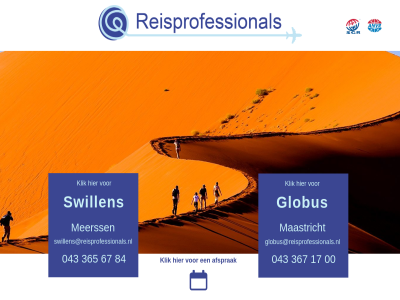 00 043 17 365 367 67 84 afsprak globus globus@reisprofessionals.nl klik maastricht meerss reisprofessionals.nl swillen swillens@reisprofessionals.nl