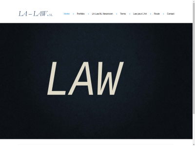 a all art contact copyright hom l la la-law.nl law newsrom portfolio pour recht reserved right rout term voorbehoud