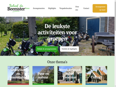 06 1 2715 3 32 3288 47 5 50 aanrader activiteit algemen arrangement beemster bekijk beklim bel belef belev betj colofon contact cookies cultur dagdel duurzam echt eerst elektrisch gebouw gehad groep groepsbezoek highlight historie historisch hom hoogt info@beleefdebeemster.nl inleid keyserkerk keyserklim kwadrat leukst mail manier mat meter middag museum natur ontdek onverget onz opvrag oudst per privacy pur review s scooter superleuk theater theatral thema tor tour uitgelicht unie uniek uur vanaf veelgesteld vergaderlocaties voorwaard vrag waanzinn waterschapp werelderfgoed wij wolff