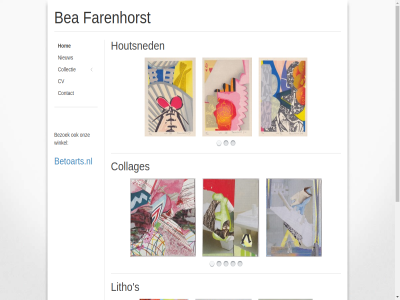 bea betoarts.nl bezoek collages collectie contact cv farenhorst hom houtsned litho nieuw onz s winkel