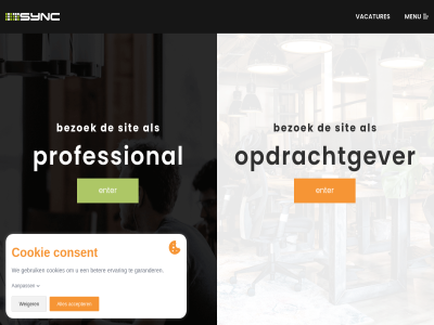bezoek binn de enter it itsync.nl menu opdrachtgever partner professional sit vacatures
