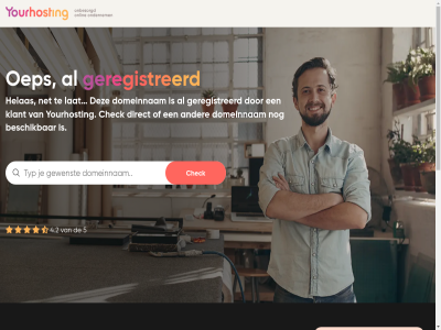 domeinnam geregistreerd klant yourhosting.nl