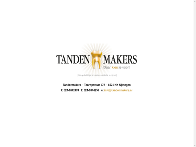 172 6521 brugg info@tandenmakers.nl kron nijmeg nx protheses tandenmaker tooropstrat vakwerk