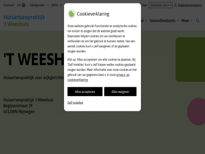 -3228380 024 1 10 100 29 6511wn accepter arabisch begijnenstrat benedenstad contrast cookieverklar duit engel gemaakt gezondheidsinfo hom hoofdmenu huisartsenpraktijk instell italiaan menu mogelijk nijmeg patientenomgev patientenportal pol praktijkinformatie privacy russisch selecter stadscentrum submenu t tal tekst tekstgrot turk vergrot verklein weeshuis weiger wijkgericht zorg