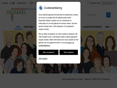 1 10 100 1003b 6537 accepter arabisch contrast cookieverklar ee engel gemaakt hom hoofdmenu huisarts huisartsen-spoedpost huisartsenpraktijk instell meijhorst menu mogelijk nijmeg patientenomgev praktijk privacy schakel selecter snel spoedpost submenu tal team tekst tekstgrot turk vergrot verklein weiger werk wij zoek