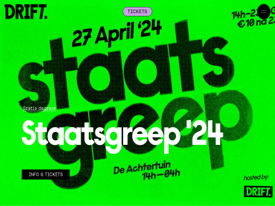 24 dagrav dans drift event gratis info menu staatsgrep ticket