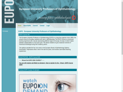 1 1988 2 2022 2023 2024 2025 2026 a about acces account allow an and annual are availabl balanced based be betwen board but can cas case-based contact cour courses cycl demand different diploma during emphasizes eupo europ european examination experienc experiences faculty follow for four gain get hom homepag includes info into knowledg last learning lik logged login long long-tim missed my ned new no not now offic on on-demand onc ophthalmology order organizer overview parallel payment period previous problem professor region register registered registration represent residency resident rotates sinc still structured subspecialties syllabus teaching the their theoretical this thos through tim to topic train university view viva voces watch wer what which who will with would year you your