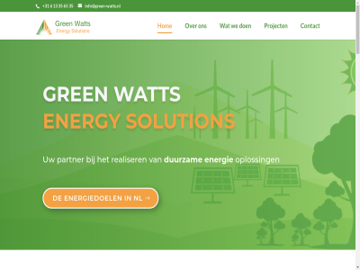 +31 13 35 6 65 contact duurzam energie energiedoel energy gren hom info@green-watts.nl nl oploss partner project realiser solution totaalpakket vraagstuk watt we