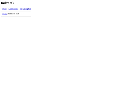 -07 -09 15 2018 36 bin cgi cgi-bin description index last modified nam siz