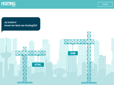 bouwt gebouwd helpdesk hosting2go klant turkeli.nl
