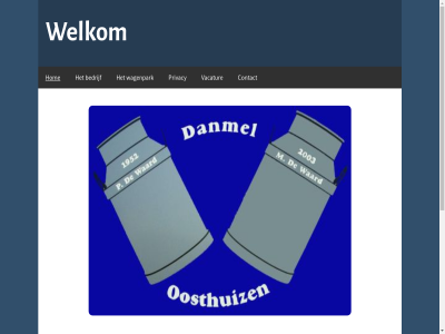 bedrijf contact danmeloosthuizen.nl hom privacy vacatur wagenpark welkom