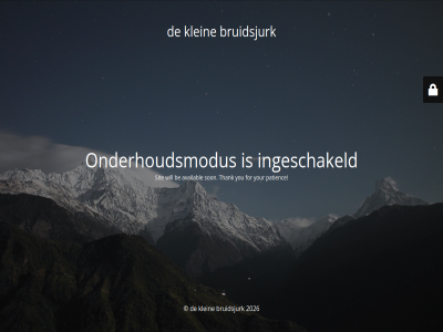 2026 availabl be bruidsjurk for ingeschakeld klein maintenanc onderhoudsmodus patienc sit son thank undergo will you your