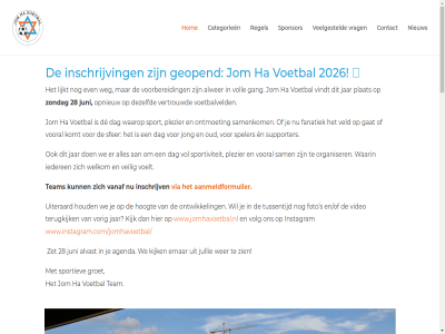 /jomhavoetbal/ 1980 2025 2026 28 40 44e aankom aanmeldformulier aanvrag aftermovie agenda all alvast alwer ambulanc beginn bekijk bespeeld categorieen contact dag datum de denk dezelfd editie eerst eind en en/of enkel erecod ernar even familie fanatiek feest foto fotogalerij fysio gang gat gebeurt gedur geniet geopend georganiseerd geschiedenis geweld groep groet ha hel help hierbij hom hoogt houd hulp ieder iederen inschrijv instagram interes jar jod jom jong juist jullie juni kijk klar komt kraampjes laatst lat lekker leuk lijkt mak mee meest meld mooist nieuw ontmoet ontwikkel opnieuw organiser oud plat plezier privacybeleid regel s sam samenkom sfer sind speler sponsor sport sportiev sportiviteit stan supporter team terugkijk toernooi tussentijd uiteraard uitmarkt vanaf vaststell veelgesteld veilig veld vergunn vertrouwd via video vind vindt voelt voetbal voetbalveld vol volg voll vooral voorbereid vorig vrag vrijwilliger waarin waarop we wedstrijdschema weg wek welkom wer werk wet winnar www.instagram.com www.instagram.com/jomhavoetbal/ www.jomhavoetbal.nl zet zien ziet zoal zodra zondag
