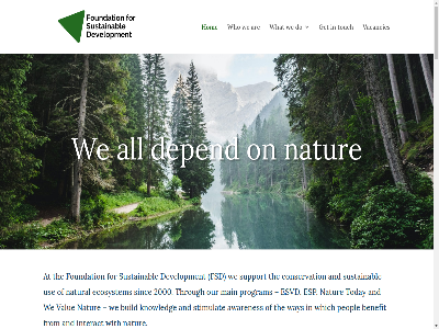 2000 2023 570 6700 a actively advanc all allow an and are at awarenes benefit biodiversity box build chang collaborat conservation contact copyright critical databas depend development do driving ecosystem effectiv email esp establish esvd exist expertis for foundation from fsd futur get global goal guidanc healthier hom info@fsd.nl initiatives interact interested international issues knowledg learn local main management mission mor natur natural netherland network new on other our p.o participat partner partnership peopl program project provid reserved right services sinc solution stimulat strategies support sustainabl that the thes through to today touch us use vacancies valuabl valuation value wagen way we what which who with x