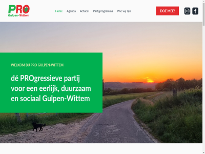 10.00 14.00 17 19.30 2026 21 24 4 475 6 9 aankom aanwez achter activiteit actueel advertenties afgelop afhank agenda akkoord all analyser ander apr april arrow bedrijv beeindig benoemd bepal bescherm besliss beslot beweg bijdrag blijf blijv bouw branding burgemeester coalitie communicatie contact cookies daarmee daarvan de democratie derd do doe donatie donaties doner duurzam e e-mail een eenmal eerlijk excursie exposeert facebok familias feliciteert formatie geblek gebruik gebruikt gedecoreerd gef gemeent geselecteerd gesprek geulwei gezamen gezond gift groen grondgebruik gulp gulpen-wittem hand hart heerl hiernaast hom honderd hoogt iederen info@pro-gulpenwittem.nl informatie instagram inwoner inzend jl jou jul jun kennis kerff kern kiez klik konink krijgt landschap les lever lid lidmaatschapsgeld lokal maakt mail mak manier marthy mathy mee mei meld mens nassau nem nicol nieuw nieuwsbrief nieuwsoverzicht onderl onderscheid ontdek onvoldo onz opgericht oranj ord parkstad partey partij partijprogramma passaasj pater per period persbericht politiek prachtig prat privacyverklar pro progressiev raadsvergader ramaeker regional relevant samenlev schrijf schunck sep serieus silver sociaal social speelt stabiel stan steun structurel t/m toekomstbestend uitgereikt va vertrouw verzamel verzamelt via visie volg volled voortgang vorm vrijdag vvd waarin war waterberg websit welbevind welkom werk wij will wittem word za zes zet zien zorg