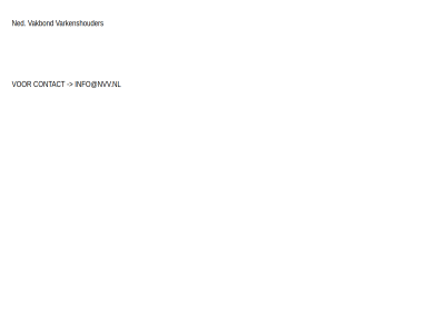 ga inhoud ned vakbond varkenshouder