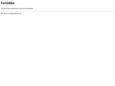 403 acces at do document forbid hav not permission server this to vitanovusbeheer.nl web you