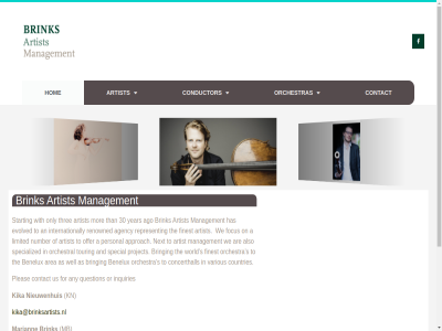 2022 30 a agency ago alexander alexander@brinksartists.nl also an and any approach are area artist as benelux bringing brink concerthall conductor contact countries evolved finest focus for has hom inquiries internationally kika kika@brinksartists.nl kn limited management mariann marianne@brinksartists.nl mb mor next nieuwenhuis number offer on only or orchestra orchestral orchestras personal pleas project question renowned represent s special specialized starting than the three to touring us various we well with world year