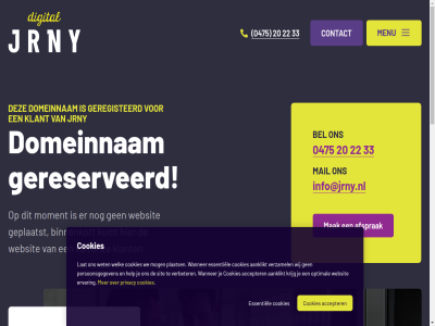 0475 20 22 33 5 6042 7 aanklikt accepter afsprak algemen begint bel binnenkort cases commerc contact cookie cookie-instell cookies digital disclaimer domeinnam e e-commerc elk ervar essentiel expertises fusie gedacht geplaatst geregisteerd gereserveerd gerust gesprek help info@jrny.nl instell j jou jrny kantor klant koffie komt kop krijg lat mail mak market menu mog moment n nieuw nv onz optimal partner persoonsgegeven plaats privacy proces­optimalisatie project r roermond services sit sitemap statement support uitdag verbeter verzamel voorwaard wanner we webshop websit websites welk werk westhov wet wij y 𝒹𝒾𝑔𝒾𝓉𝒶𝓁