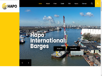 +31 10 111 145 2026 3008 3087 5133 7600 about ac addres ag all b.v barges box by condition contact dbly equipment flet hapo hom info@hapobarges.com international maritim netherland new offic po policy postal privacy reserved right rotterdam sluisjesdijk ssn studio supplier term the us websit yard