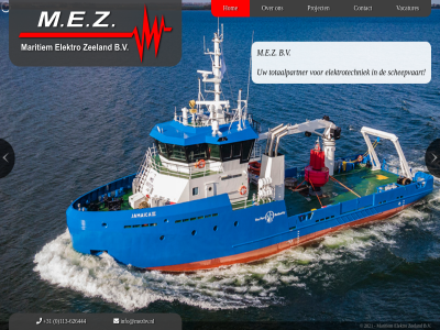 +31 -626444 0 113 2021 b.v contact elektro elektrotechniek hom info@mezbv.nl m.e.z maritiem menu project scheepvaart totaalpartner vacatures zeeland