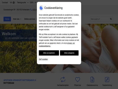 -4124431 010 10 100 3031ee 59 accepter apothek b.v contrast cookieverklar diabetesservic gezondheidsinformatie goudsesingel herhaalrecept hom hoofdmenu instell menu onlin pilservic privacy rotterdam services spanhoff submenu tekst tekstgrot tel toestemm vergrot verklein weiger zoek