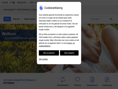 -4047187 -4124431 010 10 100 3031ee 59 accepter apothek b.v contrast cookie cookieverklar diabetesservic fax gezondheidsinformatie goudsesingel herhaalrecept hom hoofdmenu instell menu onlin pilservic privacy rotterdam services spanhoff submenu tekst tekstgrot tel toestemm vergrot verklar verklein vrag weiger zoek