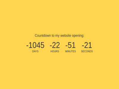 -1045 -21 -22 -51 countdown day hour minutes my open second to websit