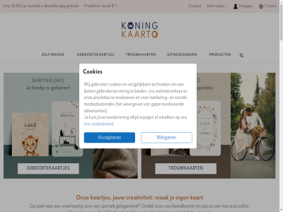 0 00 1 10 1000 18 2 2026 25 5 800.000 9 accepter adressticker advertenties algemen all analyser app assortiment babykamer babynieuw basisontwerp begin bekijk belangrijk belgie bent bepaald bereik berek bestat besteld bestell betal beter bezorg bied bijpass bijzonder blanco bruiloft canvas categorieen contact contactformulier cookiebeleid cookies creativiteit dacht dag dat deur dezelfd diver do drukproef e e-mail editor eerst eig envelopp ervar extra favoriet folie foliedruk fsc ga garantie gastenboek geboortebord geboortekaartj geboortekaartjes geboorteposter geboortevlag gebor gebruik gebruikerservar gedrukt geleg gepersonaliseerd getrouwd ging goud handig hel huwelijk huwelijksdrukwerk i idee iederen informatie inlogg inspiratie intrek item jar jij jouw jubileum jubileumkaart kaart kaartj kaartjes kerstkaart keurmerk kies kiez kindj klantenservic klar kled klein kleur komst kondig koningkaart koper kraambezoekboek kron kun kunt kwaliteitsdrukwerk lat leuk lever liever lop maakt mail mak market mat matgoud mediadoeleind mens meten mijlpal moment mooi nederland ontdek ontvang ontwerp ontwerptol onz papiersoort partytim pas perfect poster prachtig prestaties prijz privacy product proefdruk punt puntjes regenboogfolie review rosegoud s sav schilder schilderij schitter scor servic serviceteam shin simpel slag sluitsticker snell social special sta start stat statement sterr sticker stijl stur supertrot tafelschik team@koningkaart.nl techniek the toestemm trouwkaart trouwtrend uitgenodigd uitnod uniek uur vall vanaf vandag veelgesteld veilig vergelijk verhuiskaart verhuiz verjaardag verliefd verloofd verstur verzend verzendservic via vijf voorbeeldkaart voorwaard vrag vrij vul we websiteverker weergev weiger welkomstbord werkdag werkt whatsapp wij wijzig winkel yes zet zilver zoek zorg