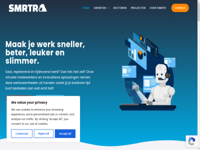 2026 28 2984as aantal accept ads all analyz and antwoord art arthim autmatiser automation b.v bedrijf begrijp bent bericht bested beteken beter bi biedt bijdrag bijna binn browsing bundel by clicking co co-founder condition consent consult contact content cookie cookies customiz del dienst digital ding document doe doet duurt e e-mailadres echt efficienter elk enhanc enovation ervor experienc expert faq founder geautomatiseerd gebruik gelov gelukkiger grag hand hart help hieronder hiervor hom idp imprint info@smrtr.nl innovatiev intelligent jij jouw juridisch kantor kennismak kijk klant kom kostbar kracht kunt kwaliteit lang les leuk leuker lever mailadres mak mandenmakerstrat mat maximal medewerker merk microsoft mogelijk mooi nam nederland nem onderwerp onz oploss or our overnam pagina pantein partner patient patientenzorg personalized platform policy power privacy problem proces process project reject repeter resultat ridderkerk ritinformatie robotic rpa s saai sam samenwerk schenk sector serv situatie slimm slimmer smrtr sneller specialiser stap stef tanktransport technologisch telt term tijd tijdrov tim to toegepast toegevoegd toepass toevoeg toff tol traffic trot tuss uden uitgebreider uniek use value verbeter verder verschill versnell verwerk vind virtuel vogel voorbeeld voorvechter voorwaart vrag vrijblijv waard we welkom werk werkzam wet wij you your zet zodat zorg zorggroep zorginformatiebouwsten zowel
