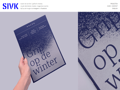 blijf boek contact english facebok grafisch hoogt identiteit ils instagram klei magazines ontwerp or print project sivk studio via visuel