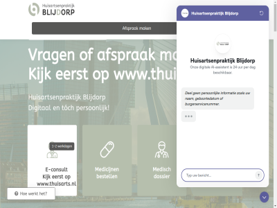 -2 -4 -4664920 -4669573 00 010 08 1 108f 11 17 2022 2025 28 3 3039 3045 4 500 afsprak all app arts assistent assistentes b.v benader bent bereik bergman bergmans-geliss bestell beteken betrok betrouw bevindt bg blijdorp c consult contact contactgegeven controles dag dagelijk den digital dinsdag doktersassistent donderdag dossier drs e e-consult eerst exter fijn geeft gef geliss genom geopend gezond goed googl grag hel help huisart huisartsenpost huisartsenpraktijk ieder iederen indruk informatie jk jkc jong kiez kijk klachtenprocedur klar kleiweg krijg les maandag maart mak mannelijk mazel media medicijn medisch meld metrostation mogelijk muller naast next nieuw onafhank onderstaand ontwikkel onz openingstijd oud pal paniz patient per periodiek person pm portal praktijk praktijkinformatie praktijkondersteun praktijkondersteuner prev privacyverklar reactietijd reager realisatie recht review rotterdam serieus simpel skge snel specifiek stan statenweg super team telefonisch thuisarts.nl toch toegank uitgebreid vacatur vandag vertrouwd verwijz via voorbehoud vrag vrijdag vrouwelijk waarom war we websit wek werkdag werkt werkwijz wij wit woensdag www.thuisarts.nl zegg ziekt zoek zoekt zoekveld
