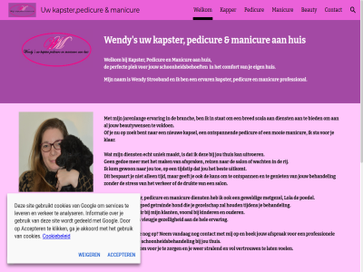 2018 accepter afsprak akkoord allen analyser beauty beautywens behandel bent bespaart best bied boek branch bred c comfort contact cookiebeleid cookies copyright dienst drukt echt eig erg ernar ervar extra ga gebruik gebruikt gedeeld gedoe geeft geniet getraind geweld gewon gezell gezelschap goed googl hel hond houd huis informatie jarenlang jou jouw kan kapper kapsel kapster kijk kinder klant klar klik kom lat lever liev lola maakt mak manicur metgezel mooi naast nam nem nieuw ontspann ouder pedicur perfect plek poedel populair privacy professional professionel reiz rij s salon scala schoonheidsbehandel schoonheidsbehoeft services sit sta stat stralend stres strooband thuis tijd tijden tijdstip toe uitkomt uitvoer uniek vandag verker vertrouw vleugj voel vol voldoen vooral wacht war weiger welkom wendy wer zoek zorg