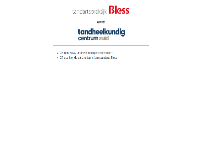 afscheidsmail belangrijk bles ga les nieuw tandart www.tandheelkundigcentrumzuid.nl