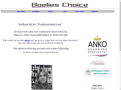 -10 23 34 3886 a adres aftrek alopecia assortiment bijbetal boelies chemo chemo-therapie choic contact doktersverklar eig garder gastenboek gecontracteerd haaraandoen haarwerk info@pruikenwinkel.com kijk link milligenseweg ms nem oud post post-adres pruik pruikenwinkel.com risico rond rustig salon sleedoornweg synthetisch therapie welkom zorgverzekerar