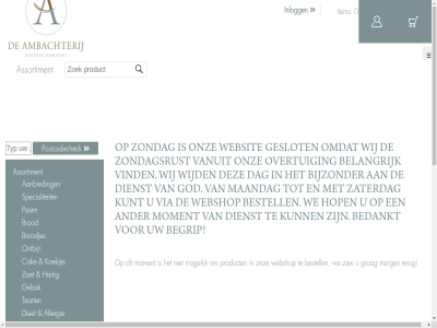 0 0302203159 0345641412 141 23 32 3731 4145 59 70947228 aanbied account allergie ambachterij ander assortiment bedankt begrip bel belangrijk bestell besteltijd betal bijzonder bilt blijf brod broodjes btw cak chocolad dag dieet dienst dorpsstrat e e-mail euro gebak geplaatst geslot god grag hartig hessenweg hoogt hop incl inlogg item jg kc koekjes kunt kvk maandag mail mogelijk moment morg nl858521507b01 ontbijt onz openingstijd overtu pas postcodecheck prijz privacy product schoonrewoerd specialiteit stur taart terug uiter uiterst uur vandag vanuit veilig via vind voorwaard vrag war we webshop webshopclosedonsunday websit wij wijd winkel winkelwag zaterdag zien zoek zoet zondag zondagsrust