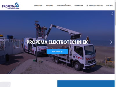 a by contact d design e elektrotechniek g i keuring l mad milewski n nem o onderhoud/aanleg p propema r s sponsor t v verlicht werk y