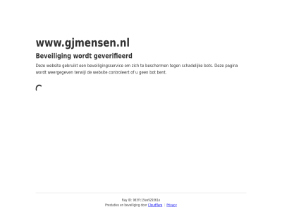 9d3fc15ee929361e bent bescherm beveil beveiligingsservic bot cloudflar controleert even gebruikt geduld geverifieerd id pagina prestaties privacy ray schadelijk terwijl websit weergegev www.gjmensen.nl