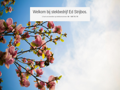 06 3 549 76 bereik ed kunt stekbedrijf strijbos telefoonnummer welkom