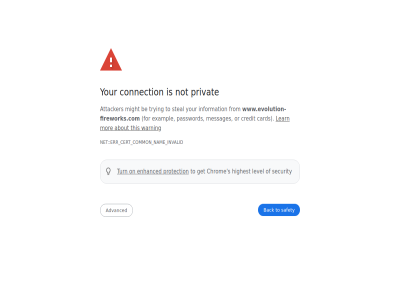 about advanced attacker back be card cert chrom common connection credit enhanced err error exampl for from get highest information invalid learn level messages might mor nam net not on or password privacy privat protection s safety security steal this to trying turn warning www.evolution-fireworks.com your