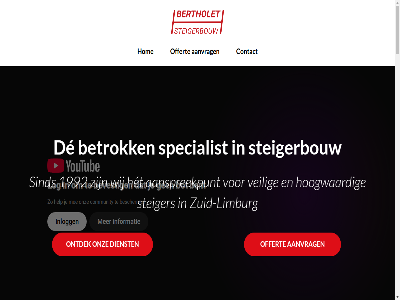 -3062256 -53836738 043 06 14 1992 25 50 6369 8 90 aanbod aanpak aanrad aanrader aanspreekpunt aanvrag absolut actief adres af afgelop afgestemd afsprak algemen allen bas basis bedrijf bekijk belast bell benieuwd beoordel bertholet beschik besprek best betrok bocholtzerweg borgan brugg contact daarnaast dak de demarktwijzer denk denkt dienst diver doet download e e-mail eerlijk eerst erg erop ervar even extra familiebedrijf garant gebruik gebruikmak gecertificeerd gehuurd gemaakt gemeent gepland geschikt gevall gezorgd glaz goed goedgezind groep hecht hel helder helemal het hoev hoger hom hoogst hoogtes hoogwaard ieder iederen indien info@bertholet-steigerbouw.nl ingezet jans jar jarenlang kantor kijk klant knowhow kom komt kwaliteit lengt leon lever lichtkoepel limburg link locatie mail mak mat medewerker mee meedenk meten meter metselsteiger minder mobiel montag monter naast najar nam nem net niet-belast niveau no no-nonsen nodig nonsen noodzak offert omwon ondersteun ontdek ontvangt onz oploss opnam oppervlak opzet overlast particulier partner pass passie person plaats plann plat plek precies project realiser regio renovatie rondom ruim sam schoorsteensteiger schoorsten simpelveld sind situatie specialist sprek stan steiger steigerbouw steigerbouwer steigerconstructies steigerfirma steigeroploss steigertypes stemm stevig stofnet telefoonnummer ter tevred tg till toegank toepass topmann tralieligger tralieliggers/bruggen transparant types uiteenlop uitoefen uitsluit uitstek uitvoer vak vakkennis valnet vanuit vast veilig veiligheidsnorm vel verder vermoed verplicht verrass via voeld volgen voorrad voorwaard voorzien vrag waard waarmee waaronder we websit werk werkplek werkwijz werkzam wet wij zakelijk zer zoal zorgt zowel zuid zuid-limburg
